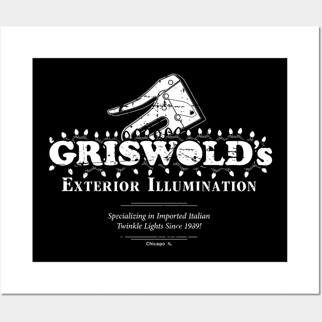 Griswold's Exterior Illumination (white) Wall Art by SaltyCult